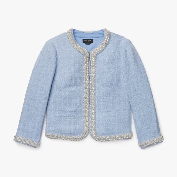 Kate spade pearl tweed jacket - Picture 1 of 4